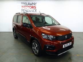 PEUGEOT RIFTER 2019 (19) at Trelawny Penzance