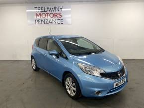 NISSAN NOTE 2017 (17) at Trelawny Penzance
