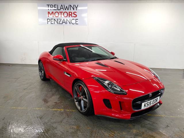 Jaguar F-Type 3.0 Supercharged V6 S 2dr Auto Convertible Petrol Red